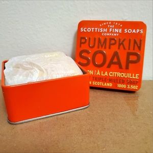 The Scottish Fine Soaps Company Pumpkin Scented Soap In A Tin 3.5oz